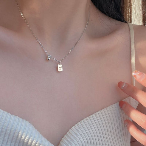 Colier din argint Good Luck